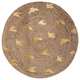 Carpet from jute Gold